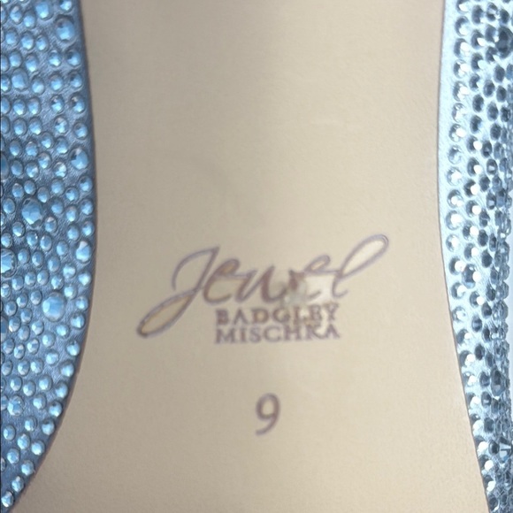 Jewel Badgley Mischka Frenchie Pointed Toe Kitten Heel size 9 - Picture 9 of 9